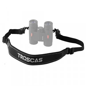 Eyeskey TROSCAS Super Comfort Neoprene Optic Straps | Loop Connectors | Field Repair Buckle | Lightweight | Adjustable Length Neck Straps for Binoculars Cameras (Type 3)