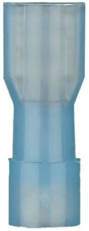 Install Bay BNFD187F Fully Insulated Nylon 16/14 Gauge .187 Female, Blue (100-Pack)