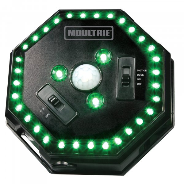 Moultrie Feeder Hog Light - 35 Green LEDs, 4-Way Switch, Motion Activated