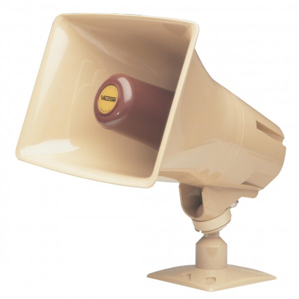 Valcom V-1048C Talkback Paging Horn - Beige