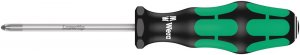 WERA 05009310001 355 PZ Screwdriver for Pozidriv Screws, PZ 1 x 80 mm