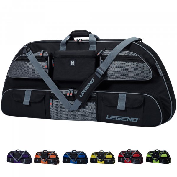 Legend Apollo Travel Soft Bow Case for Compound Bow - 44" Black/Grey