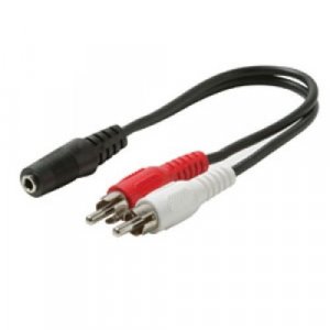 Steren 255-036 Y-Cable Audio Adapter