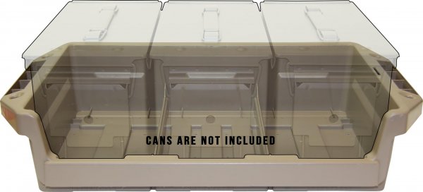 MTM MAC50 Ammo Can Tray for Metal Cans (50 Cal.), USA Made, Dark Earth