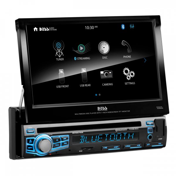 Boss Audio BV9976B DVD MP3 Bluetooth Receiver w/ 7" Touchscreen
