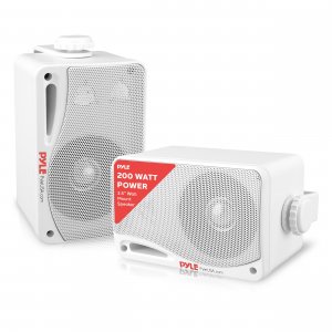 Pyle PDWR42WBT 3.5" 200W 3-Way Indoor/Outdoor Bluetooth Home Speaker System