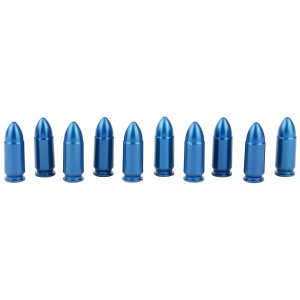 A-ZOOM 9MM Luger Snap Cap, Blue, 10PK