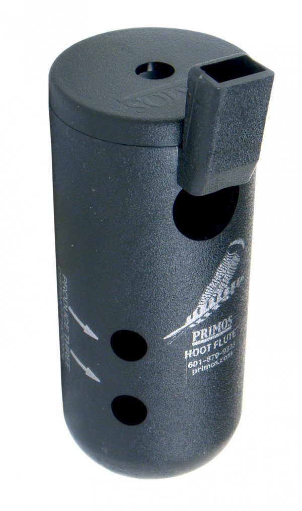 Primos Hunting Hoot Flute Owl Call, Turkey Hunting Owl Call 314, Black