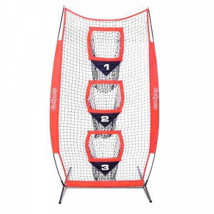 GoSports 8 x 4 ft Football Throwing Target Net - Red