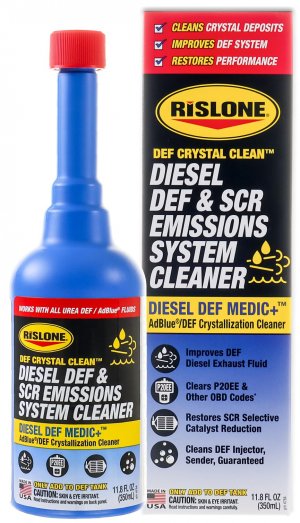 Rislone 4784 DEF Crystal Clean™ Diesel DEF & SCR Emissions System Cleaner, 11.8 oz
