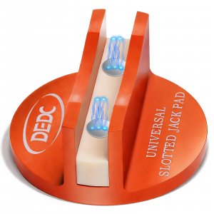 DEDC Universal Aluminum Magnetic Grooved Pinch Weld Jack Pad Puck for SUV