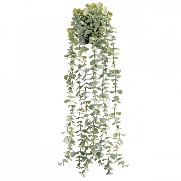Der Rose Fake Eucalyptus Hanging Plant for Boho Bathroom Wall Art Decor