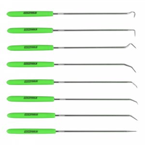 OEMTOOLS 26526 Hook and Pick Set- 8 Piece, Pick Set Mechanic, Hook Tool, Pick Tool, Mechanics Pick Set, Automotive Pick and Hook Set, Pick Tool Set