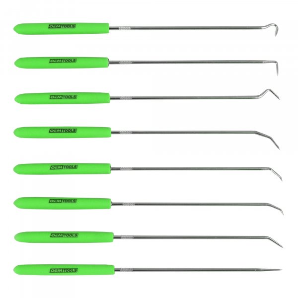 OEMTOOLS 26526 Hook and Pick Set- 8 Piece, Pick Set Mechanic, Hook Tool, Pick Tool, Mechanics Pick Set, Automotive Pick and Hook Set, Pick Tool Set