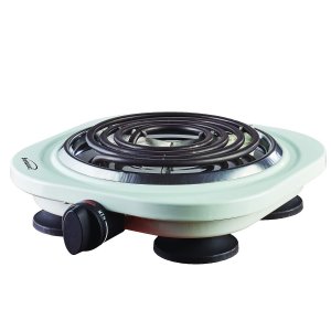 Brentwood Appliances TS-321W 1,000W Single Electric Burner (White)