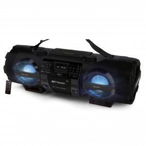 Naxa NPB-262 CD/MP3 Bass Reflex Boom Box & PA System w/Bluetooth