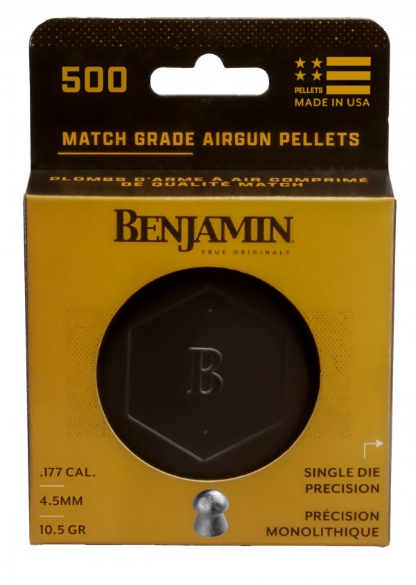 Benjamin BD17 Single-Die .177-Caliber 10.5-Grain Domed Pellets (500-Count)