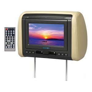 Audiovox MTGHRD1 7" Headrest Monitor(sold each) with DVD/HDMI output 3 Covers