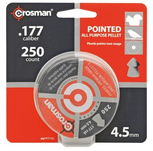CROSMAN P177 Pointed Pellet.177 Caliber 7.4 Grain 250 Count
