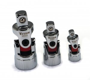 Titan 85505 3-Piece Auto Flex Universal Joint Socket Set