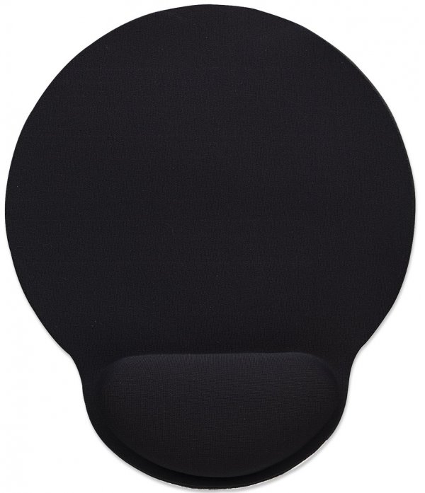 MANHATTAN 434362 Wrist-Rest Mouse Pad (Black)