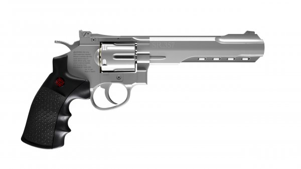 Crosman CRVL357S Sr357 (Silver)Co2 Powered Full Metal Air Revolver