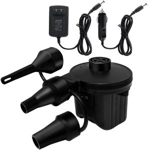 Newpol Inflatable Bed Pump, Air Pump for Inflatables (AC110-240V&DC12V)