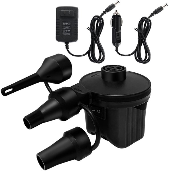 Newpol Inflatable Bed Pump, Air Pump for Inflatables (AC110-240V&DC12V)