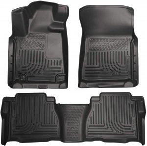 Husky 98581 Front/2nd Seat Floor Liners For 07-11 Tundra Crewmax/Double Cab