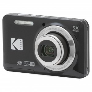 KODAK PIXPRO FZ55 16MP Compact Digital Camera, 5X Optical Zoom, Black