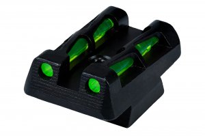 HiViz CZ Lite Wave Rear Sight Handgun, Green, Red, Black, One Size