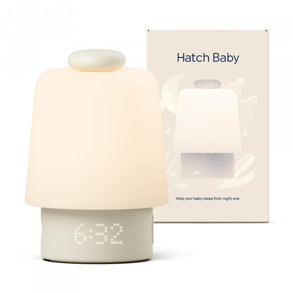 Hatch Baby Sound Machine, Night Light | Hatch Baby | Sleep Support | Registry Essential, Routine Builder, Time-to-Rise Alarm Clock, White Noise, Nursery Stories, Toddler Kids (Wi-Fi) (Putty)