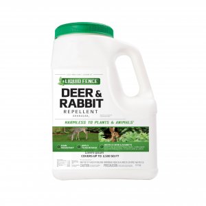 Liquid Fence Deer And Rabbit Repellent Granular 5 Pounds, Harmless To Plants And Animals