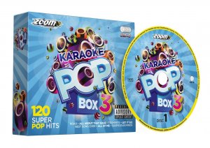 Zoom Karaoke Pop Box 3 Party Pack - 6 CD+G Box Set - 120 Songs