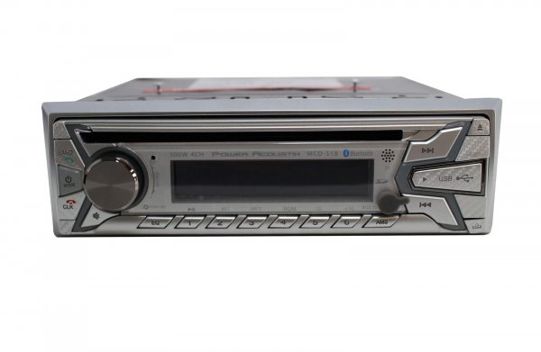 Power Acoustik MCD51B CD/MP3 Receiver AM/FM USB Aux Bluetooth