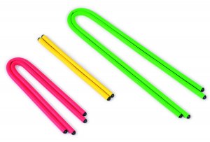 IdeaWorks Gorilla Ties - Reusable Ties for Hanging Items - Rust-Free Material - for Indoor & Outdoor Use (6, Assorted Length)