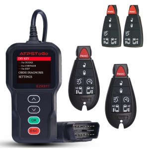 ATPSTOGO DIY Key Fob Replacement Fits for 2008-2020 Dodge Grand Caravan, 2008-2016 Chrysler Town and Country VW Routan Keyless Entry Remote with Interchangeable 6&7 Button FCC ID: IYZ-C01C, M3N5WY783X