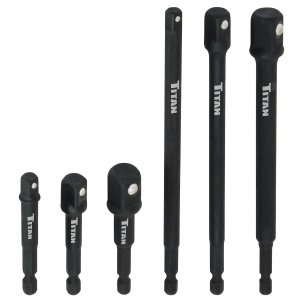 Titan 12087 Tool 6 pc Socket Adapter Set