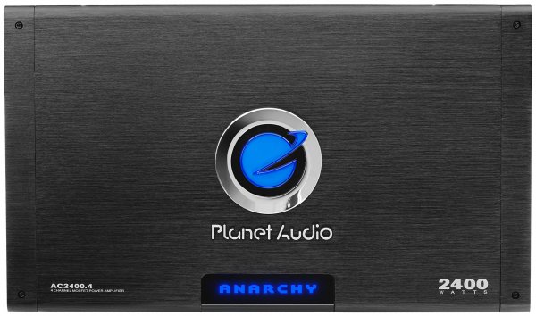 Planet Audio AC24004 4 Channel Amplifier, 2400W MAX