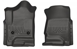 Husky 18231 Front Floor Liners For Select 14-18 Silverdo/Sierra/Escalade/Tahoe