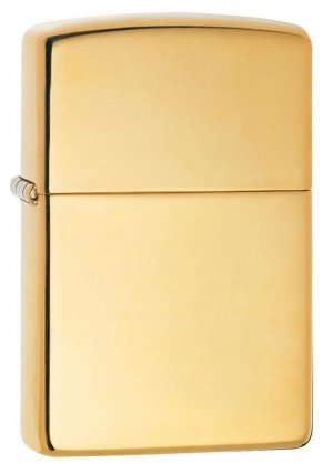 Zippo 254B Windproof Lighter High Polish Brass