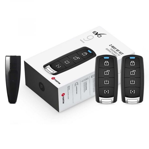 Fortin RFK942 2-Way RF Kit 6000 FT Range, (2) 4-Button LED Remotes