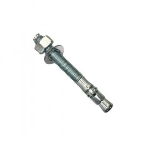 MIGHTY FASTENERS Zinc-Plated Steel Wedge Anchors, 3/4" X 6-1/4" - Heavy-Duty Mounting Bolts for Concrete - 50 Pack
