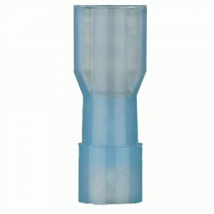 Install Bay BNFD110F Fully Insulated Nylon 16/14-Gauge .110 Female, Blue (100-Pack)