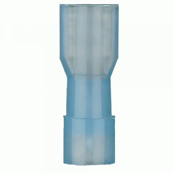 Install Bay BNFD110F Fully Insulated Nylon 16/14-Gauge .110 Female, Blue (100-Pack)