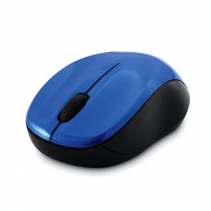 Verbatim 99770 Silent Wireless Blue-LED Mouse (Blue & Black)