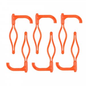 FSDC (Firearm Safety Devices - FSDC-725SRCF Shotgun Chamber Safety Flag 6-Pack – Durable, Long-Lasting High-Density Polyethylene (HDPE) – High Visibility Orange