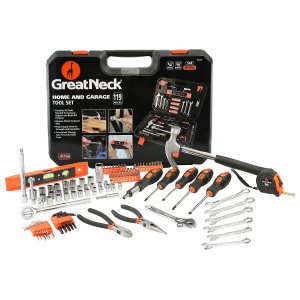 Great Neck TK119 Home And Garage Tool Set 119-Piece