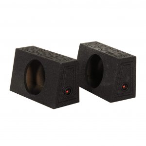 Q Power QBTRUCK112S Single 12" Sealed Truck Style Sub Box pair w/ Coating