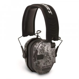 Walker's GWPRSEMKPT Razor Slim Electronic Muff - Kryptek Camo